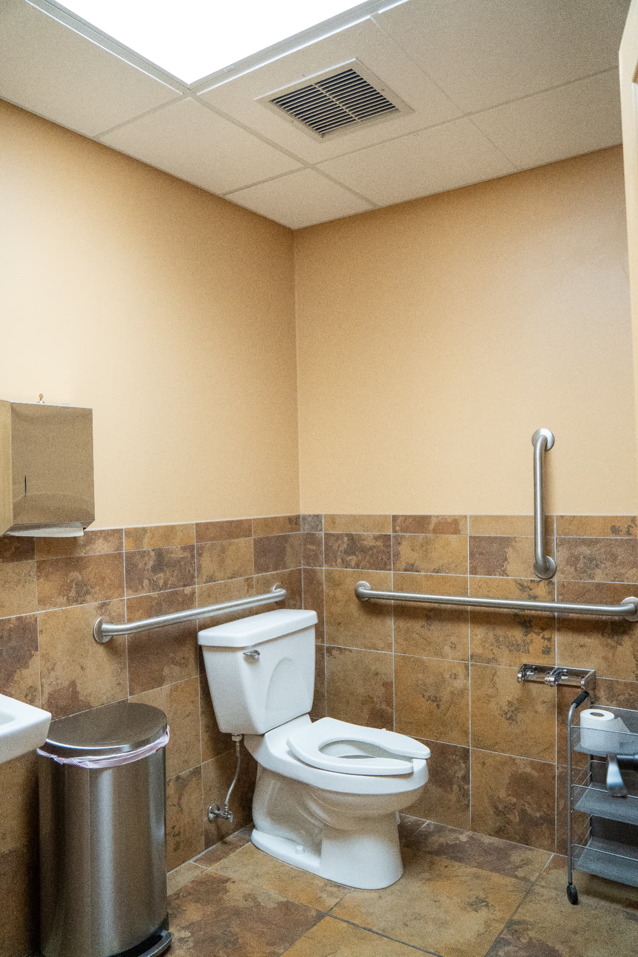 Shared restrooms between Suites 144 and 120
